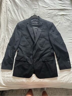Pronto Uomo Black Two-Button Suit Jacket